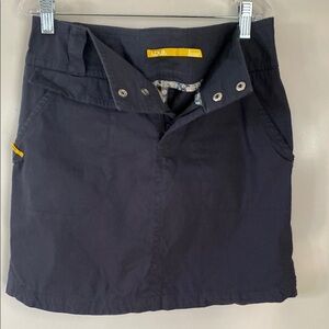 Lole Black Skirt with Yellow Accents